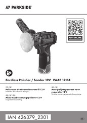 Parkside 426379 2301 Originalbetriebsanleitung