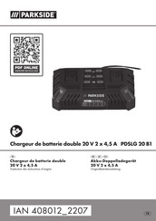 Parkside 408012 2207 Originalbetriebsanleitung