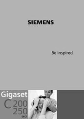 Siemens Gigaset C 200 Bedienungsanleitung