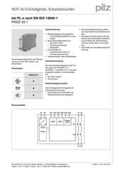 Pilz PNOZ X2.1 Bedienungsanleitung