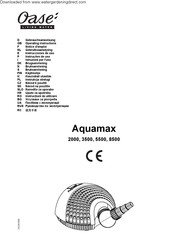 Oase Aquamax 2000 Gebrauchsanweisung