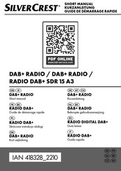 Silvercrest SDR15 A3 Kurzanleitung