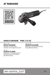 Parkside PWS 115 C3 Originalbetriebsanleitung