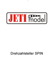 JETI model SPIN 44 Bedienungsanleitung