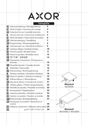 HANSGROHE AXOR Massaud 18010000 Gebrauchsanleitung, Montageanleitung