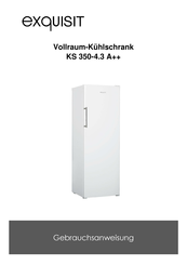 exquisit KS350-4.3 A++ Gebrauchsanweisung