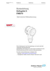 Endress+Hauser Deltapilot S FMB70 Kurzanleitung