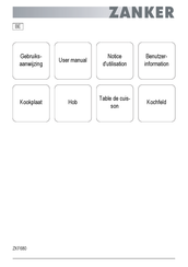 ZANKER ZKF680 Benutzerinformation