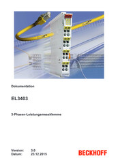 Beckhoff EL3403 Dokumentation