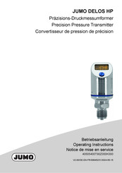 Jumo DELOS HP Betriebsanleitung