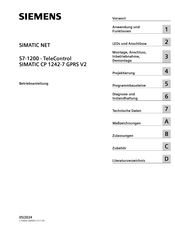 Siemens Simatic Net S7-1200 Betriebsanleitung