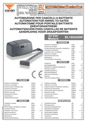 Cardin Elettronica BL1924ASW Montageanleitung