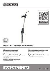 Parkside PUV 2000 C2 Originalbetriebsanleitung