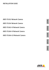 Axis Communications P3353 Installationsanleitung