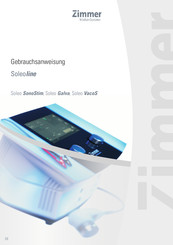 Zimmer Soleo VacoS Gebrauchsanweisung