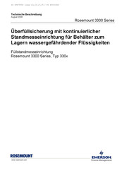 Emerson Rosemount 3300 Technische Beschreibung