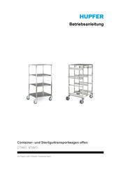 HUPFER STW/O Betriebsanleitung