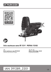 Parkside PSTKA 12 B3 Originalbetriebsanleitung
