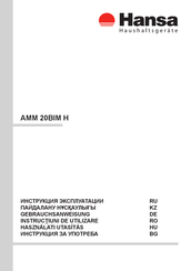 Hansa AMM 20BIM H Gebrauchsanweisung