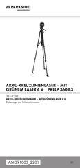 Parkside Performance 391003 2201 Bedienungs- Und Sicherheitshinweise