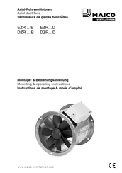Maico DZR 25/4 D Montage- & Bedienungsanleitung