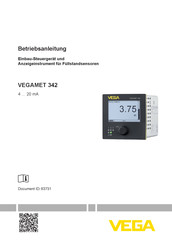 Vega VEGAMET 342 Betriebsanleitung