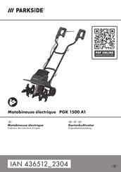 Parkside PGK 1500 A1 Originalbetriebsanleitung