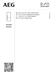 AEG AIK2405R Benutzerinformation