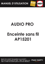 Audio Pro AP15201 Schnellstartanleitung