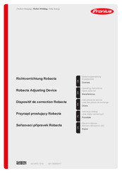Fronius 44,0360,0063 Bedienungsanleitung Und Ersatzteilliste