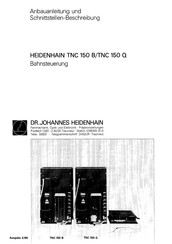 HEIDENHAIN TNC 150 B Anbauanleitung