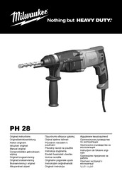 Milwaukee PH 28 Originalbetriebsanleitung