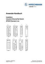 Belden Hirschmann SPIDER SSR40-6TX/2SFP Anwenderhandbuch