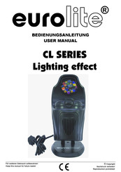 EuroLite CL-1 Bedienungsanleitung