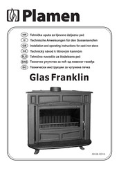 Plamen Glas Franklin Technische Anweisungen