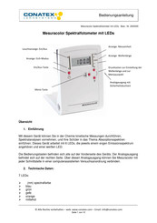CONATEX LERNSYSTEME Mesuracolor Bedienungsanleitung