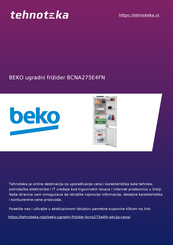 Beko K54275NEB Hinweise Zur Installation