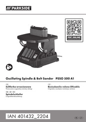 Parkside PSSO 500 A1 Originalbetriebsanleitung