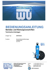 Schaller AKFZV20-Z Bedienungsanleitung