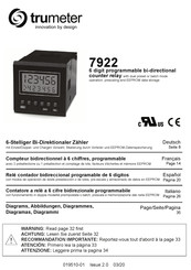 Trumeter 7922 Bedienungsanleitung