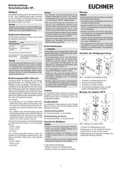 EUCHNER NP1-618AB-M Betriebsanleitung