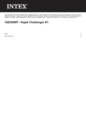 Intex Challenger K2 Benutzerhandbuch