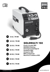 ims PRO GOLDMULTI 160 Bedienungsanleitung