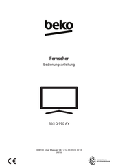 Beko B65 Q 990 AY Bedienungsanleitung