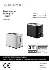 Ambiano GT-TDS-EDS-12 Originalbetriebsanleitung
