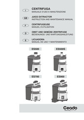 Ceado ES900 Bedienungs- Und Wartungsanleitung