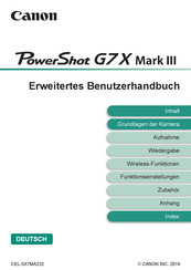 Canon 3638C014 Erweitertes Benutzerhandbuch