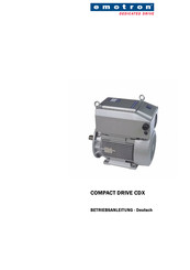 Emotron COMPACT DRIVE CDX40-037 Betriebsanleitung