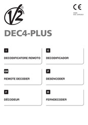 V2 DEC4-PLUS Bedienungsanleitung