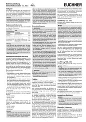 EUCHNER TZ1RE024SEM4AS1-C1815 Betriebsanleitung